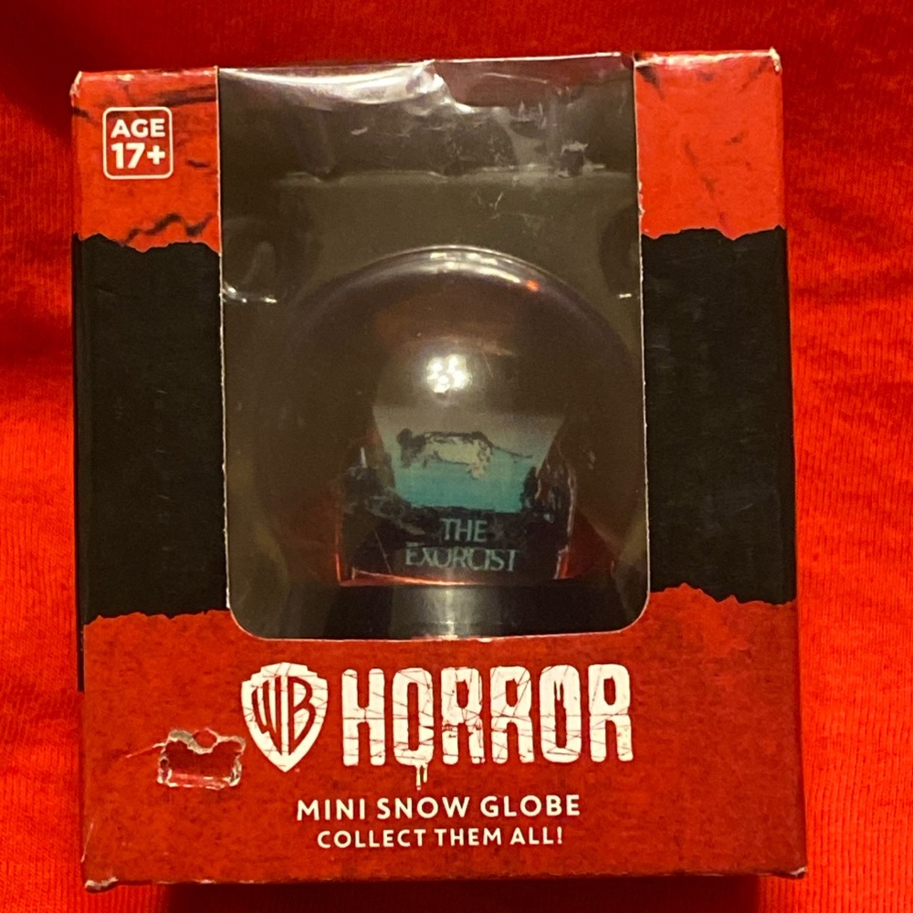 🤑3/$15🤑 The Exorcist Mini Snow Globe